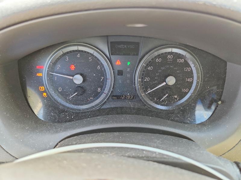 2008 Lexus Es 350 VIN JTHBJ46G182173848 COPART salvage auction — SIDE, FL - CERT OF TITLE SLVG REBUILDABLE, sold $775 on 2026-07-14 (photo 9)