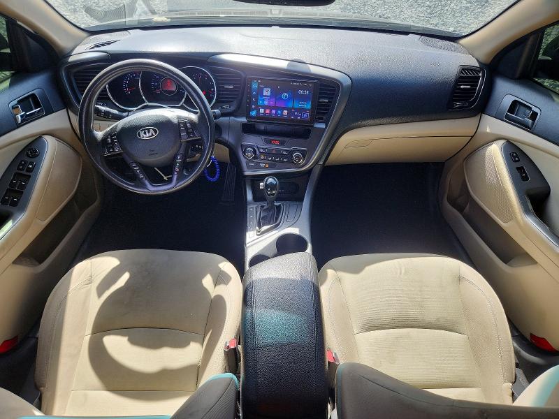2013 Kia Optima VIN 5XXGM4A74DG093213 COPART salvage auction — REAR END, Fl - Cert Of Title Slvg Rebuildable, sold $25 on 2026-07-28 (photo 8)