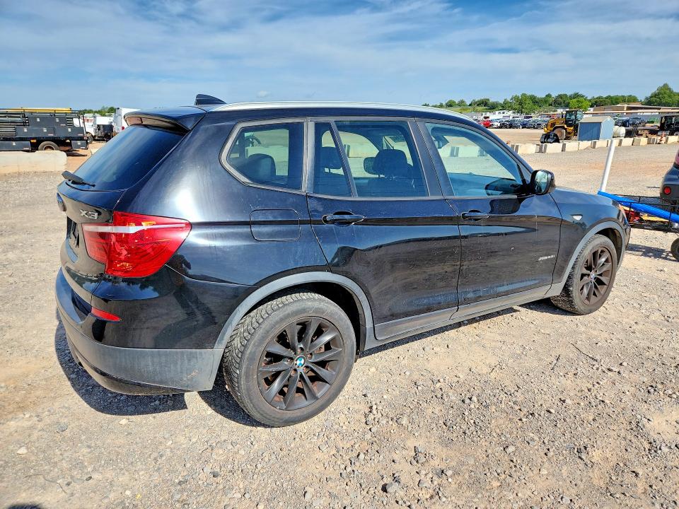 2014 BMW X3 VIN 5UXWX9C56E0D18456 COPART salvage auction — FRONT END, Ok - Certificate Of Title (P), sold $125 on 2026-07-09 (photo 3)
