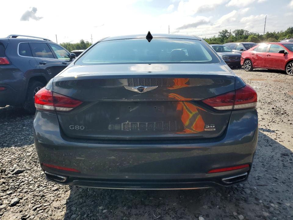 2019 Genesis G80 VIN KMHGN4JE7KU289449 COPART salvage auction — FRONT END, Ma - Cert Of Title-Salvage, sold $925 on 2026-07-29 (photo 6)