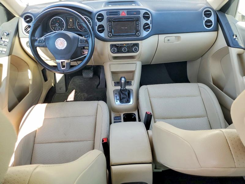 2011 Volkswagen Tiguan VIN WVGAV7AXXBW502181 COPART salvage auction — SIDE, CA - SALVAGE CERTIFICATE, sold $925 on 2026-08-14 (photo 8)