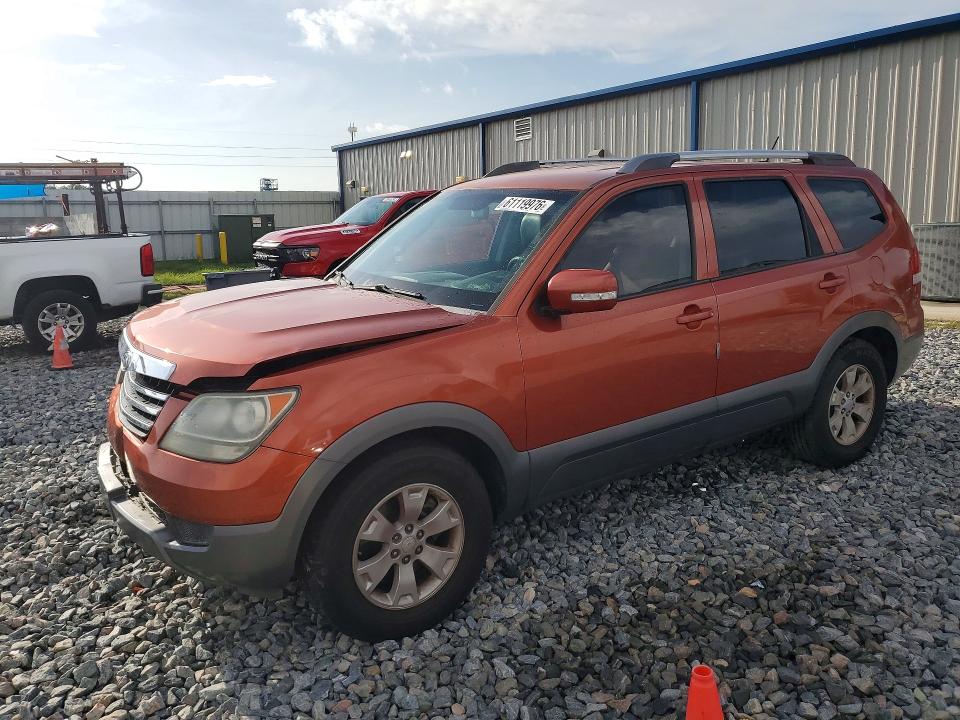 2009 Kia Mohave (borrego) VIN KNDJH741095026395 COPART salvage auction — FRONT END, Fl - Cert Of Title Slvg Rebuildable, sold $950 on 2026-07-31 (photo 1)