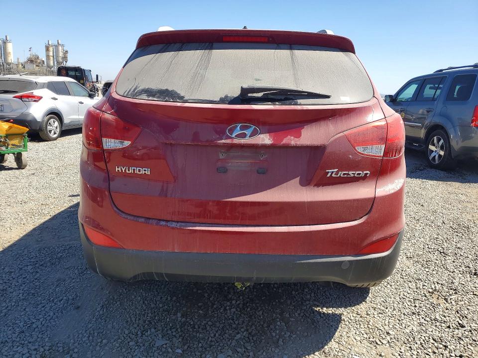 2013 Hyundai Tucson VIN KM8JU3AC5DU579659 COPART salvage auction — FRONT END, Ca - Lien Papers-Clean Or Ac, sold $1,100 on 2026-07-17 (photo 6)