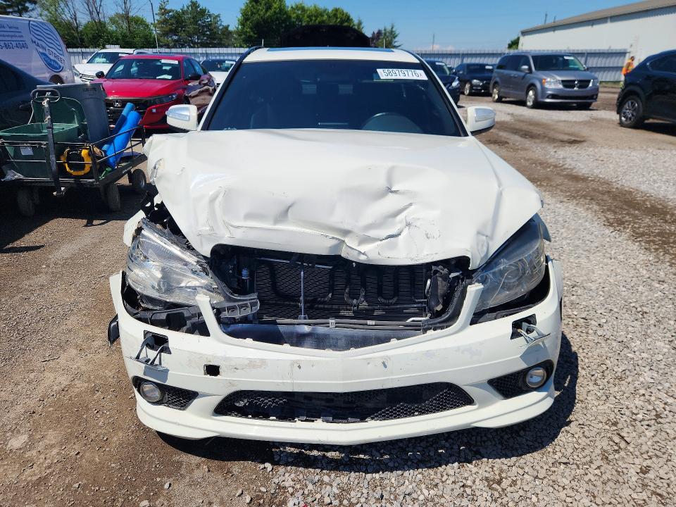 2008 Mercedes-benz C-klasse VIN WDDGF81X18F148891 COPART salvage auction — FRONT END, On - Permit No Brand - Unfit, sold $875 on 2026-08-04 (photo 5)