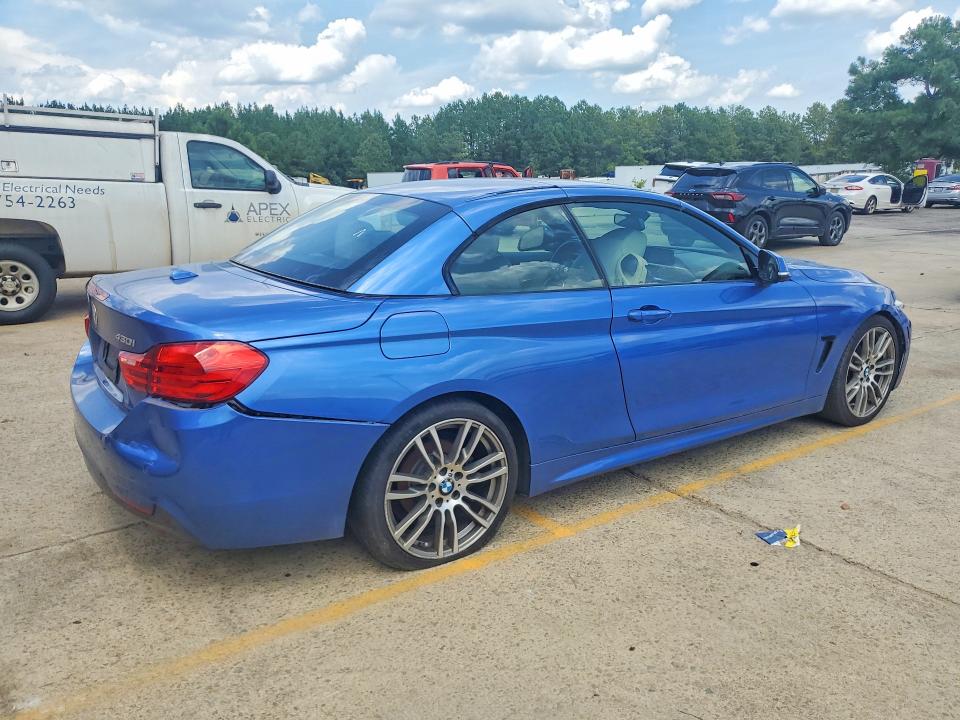 2017 BMW 4er VIN WBA4U7C57H5H19685 COPART salvage auction — NORMAL WEAR, Sc - Certificate Of Title, sold $2,800 on 2026-07-24 (photo 3)
