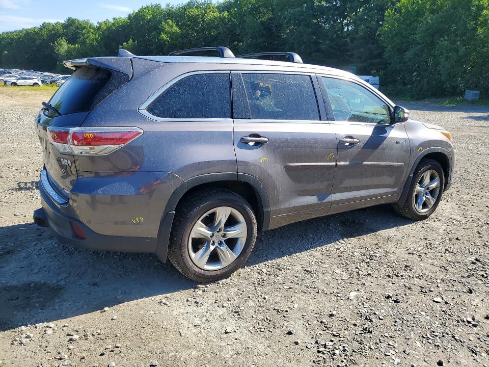2015 Toyota Highlander VIN 5TDDCRFH7FS008676 COPART salvage auction — ROOF, Ma - Cert Of Title-Reconstrctd Coll, sold $5,300 on 2026-07-15 (photo 3)