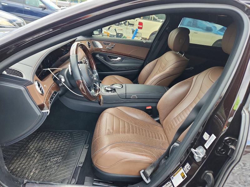2019 Mercedes-benz S-klasse VIN WDDUG8DB5KA480370 COPART salvage auction — REAR END, Ga - Cert Of Title-Salvage, sold $15,300 on 2026-08-11 (photo 7)