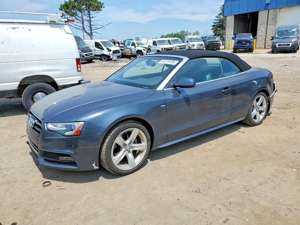 2016 Audi A5 VIN WAUM2AFHXGN003495 COPART salvage auction — REAR END, MI - CERTIFICATE OF TITLE, sold $1,850 on 2026-07-21 (photo 1)