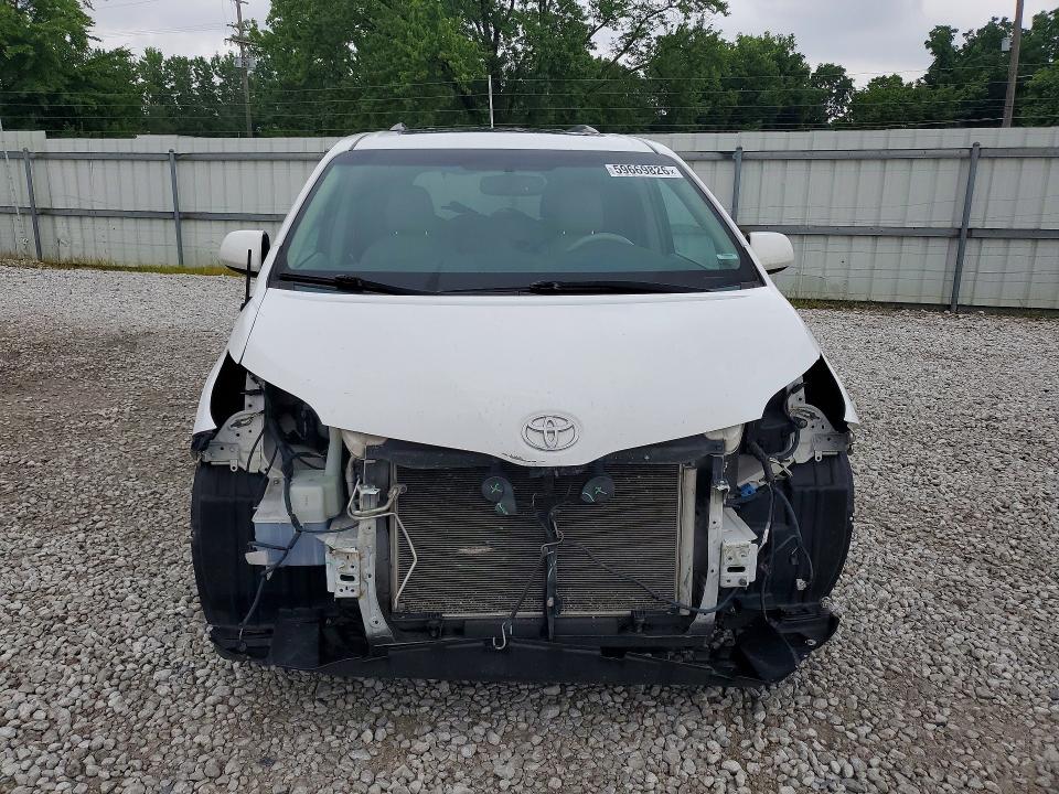2014 Toyota Sienna VIN 5TDYK3DC3ES444268 COPART salvage auction — FRONT END, OH - CERT OF TITLE-SALVAGE, sold $750 on 2026-07-21 (photo 5)