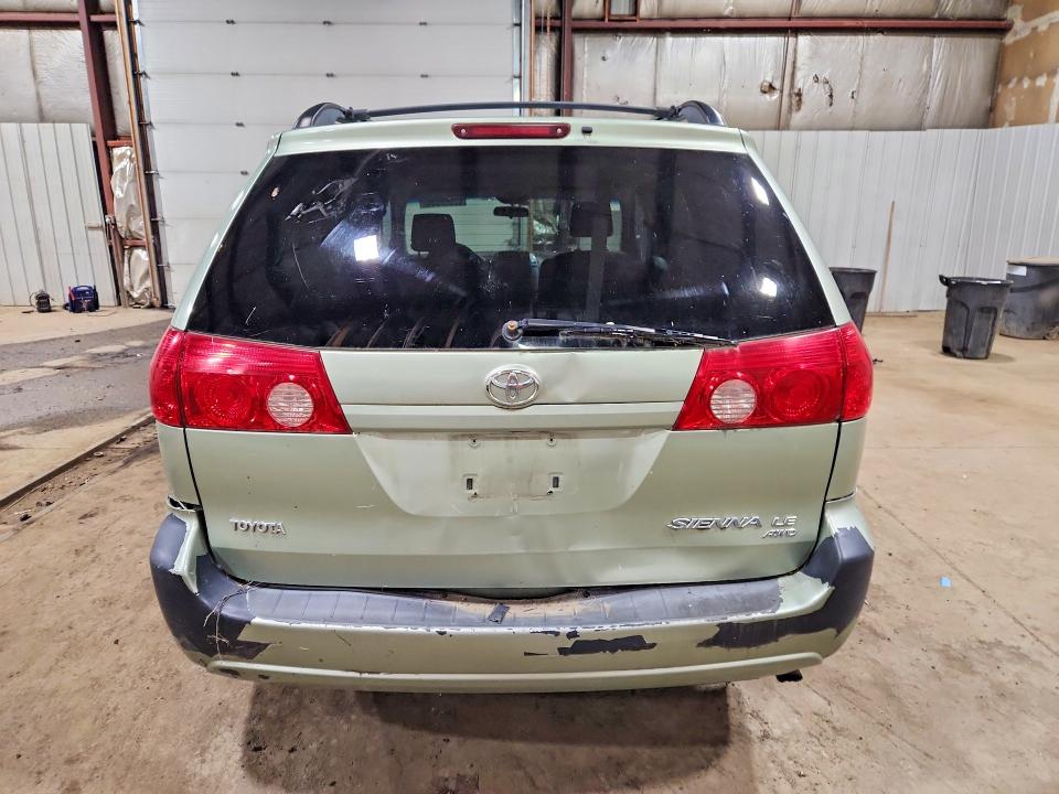2008 Toyota Sienna VIN 5TDBK23C98S014900 COPART salvage auction — FRONT END, Ak - Cert Of Veh Title-Reconstructe, sold $25 on 2026-07-28 (photo 6)