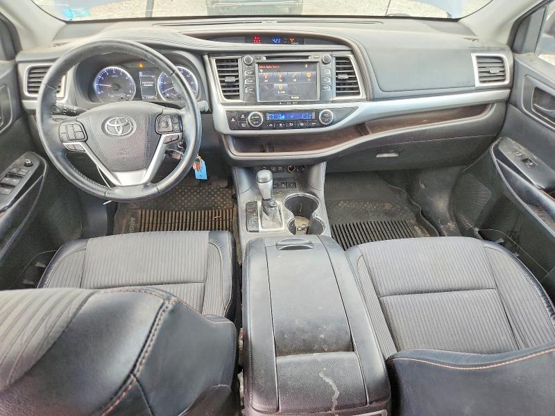 2018 Toyota Highlander VIN 5TDBZRFH4JS872938 COPART salvage auction — FRONT END, Co - Salvage Title, sold $575 on 2026-07-30 (photo 8)