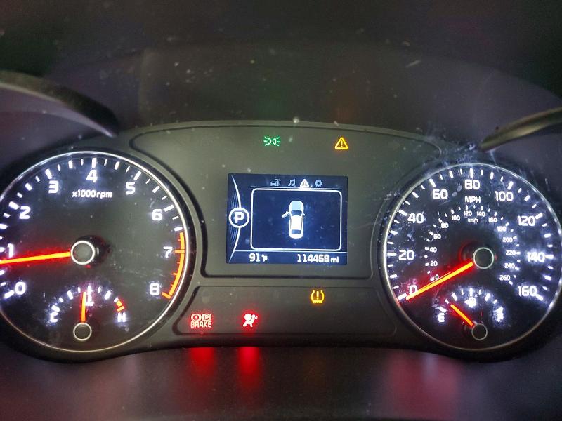 2018 Kia Optima VIN 5XXGT4L37JG258700 COPART salvage auction — REAR END, Ky - Red Rebuilt Salvage Flood (P), sold $850 on 2026-07-27 (photo 9)