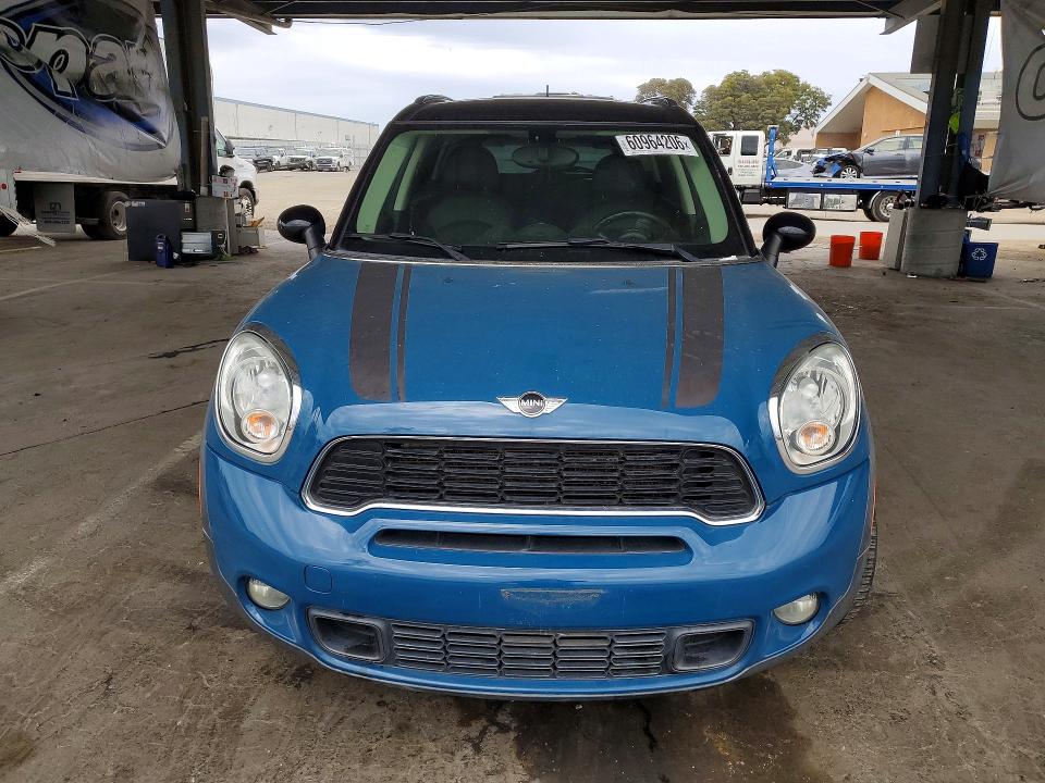 2011 Mini Cooper VIN WMWZC3C57BWL80362 COPART salvage auction — REAR END, Ca - Salvage Certificate, sold $725 on 2026-08-06 (photo 5)