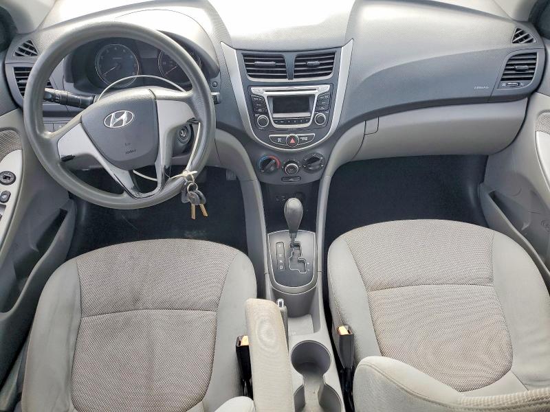 2014 Hyundai Accent VIN KMHCT4AE0EU637116 COPART salvage auction — FRONT END, Fl - Certificate Of Title (P), sold $1,000 on 2026-07-29 (photo 8)