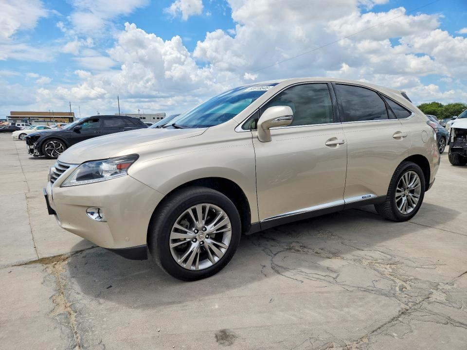 2013 Lexus Rx VIN JTJZB1BA2D2412246 COPART salvage auction — NORMAL WEAR, TX - CERTIFICATE OF TITLE (P), sold $7,700 on 2026-07-29 (photo 1)