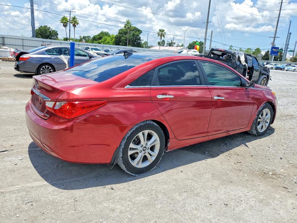 2012 Hyundai Sonata VIN 5NPEC4AC6CH444536 COPART salvage auction — FRONT END, Fl - Cert Of Title Slvg Rebuildable, sold $3,050 on 2026-07-17 (photo 3)