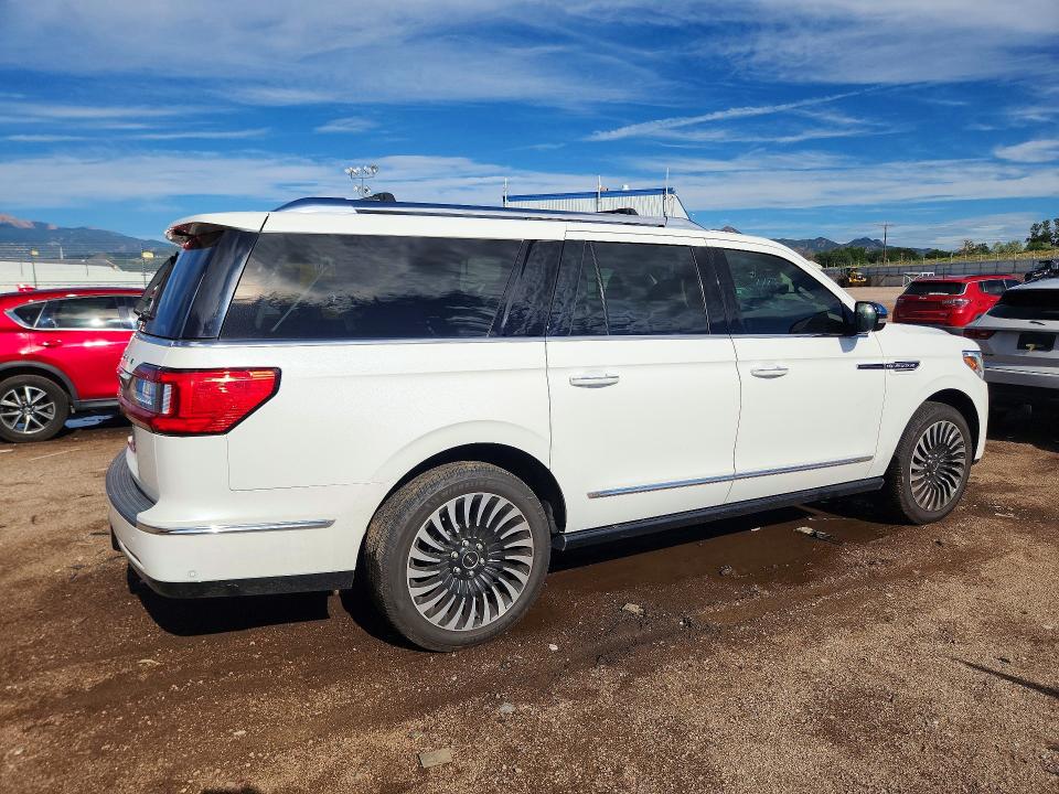 2021 Lincoln Navigator VIN 5LMJJ3TT4MEL02627 COPART salvage auction — SIDE, Fl - Cert Of Title Slvg Rebuildable, sold $24,300 on 2026-09-14 (photo 3)