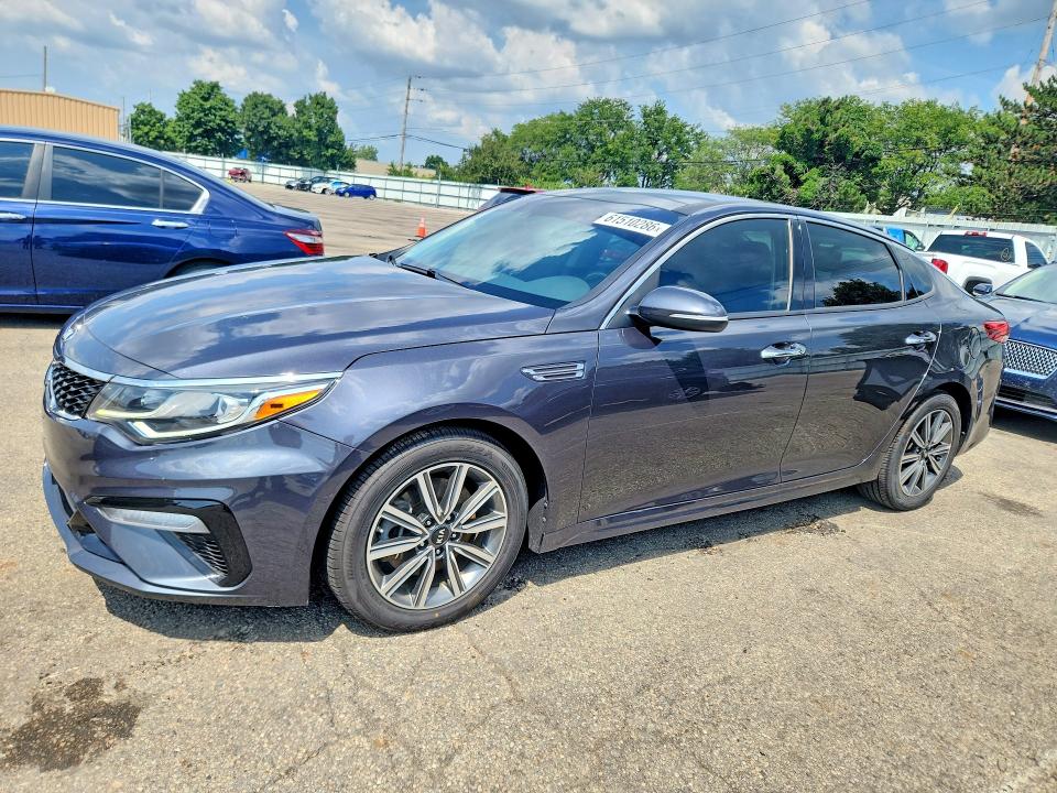 2019 Kia Optima VIN 5XXGU4L13KG309333 COPART salvage auction — MECHANICAL, OH - CERTIFICATE OF TITLE, sold $2,300 on 2026-07-22 (photo 1)
