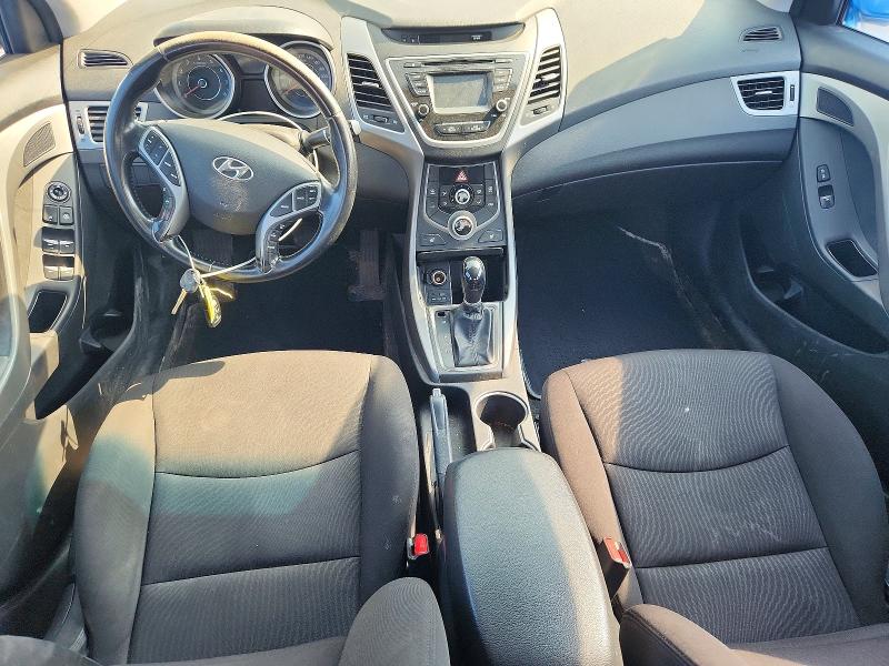 2016 Hyundai Elantra VIN KMHDH4AH2GU535156 COPART salvage auction — FRONT END, On - Permit No Brand - Unfit, sold $525 on 2026-07-28 (photo 8)