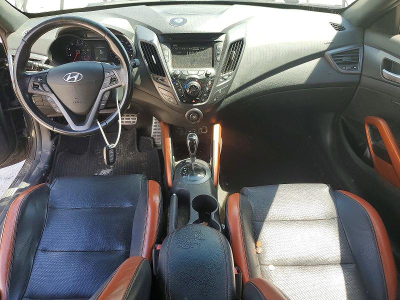 2016 Hyundai Veloster VIN KMHTC6AE7GU296473 COPART salvage auction — MECHANICAL, Fl - Certificate Of Title, sold $575 on 2026-07-28 (photo 8)