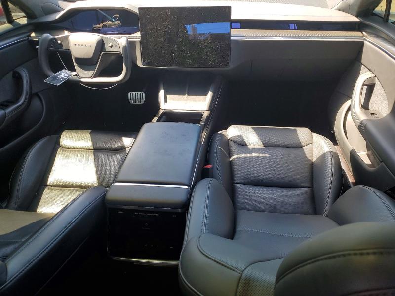 2021 Tesla Model s VIN 5YJSA1E69MF443747 COPART salvage auction — REAR END, Ca - Salvage Certificate, sold $16,600 on 2026-07-15 (photo 8)