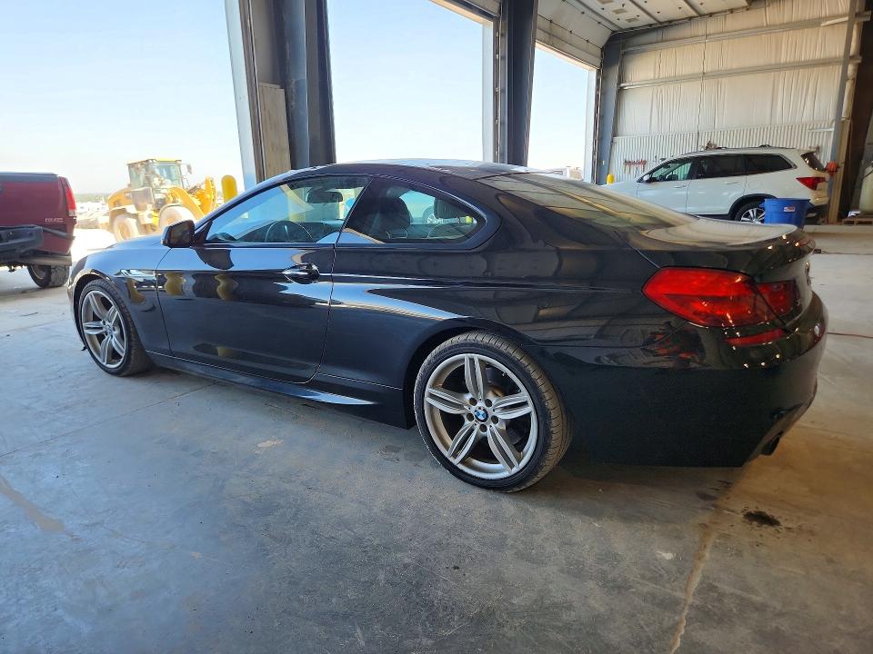 2015 BMW 6er VIN WBALY1C51FDZ73552 COPART salvage auction — HAIL, Ne - Cert Of Title-Salvage, sold $4,000 on 2026-07-28 (photo 2)