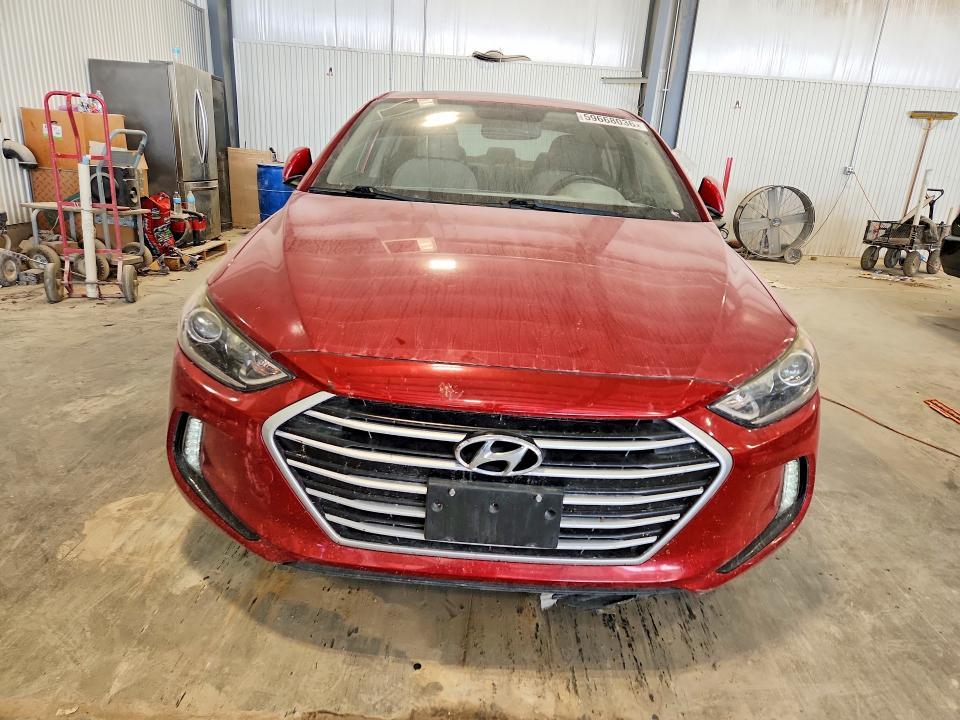 2017 Hyundai Elantra VIN KMHD84LF0HU238593 COPART salvage auction — REAR END, Ne - Cert Of Title-Salvage, sold $250 on 2026-07-28 (photo 5)