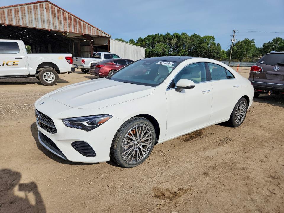 2025 Mercedes-benz Cla-klasse VIN W1K5J4HB8SN498170 COPART salvage auction — WATER/FLOOD, La - Certificate Of Title, sold $550 on 2026-07-21 (photo 1)