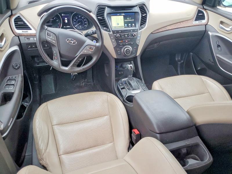 2017 Hyundai VIN KM8SRDHF5HU187718 COPART salvage auction — FRONT END, Oh - Cert Of Title-Salvage, sold $2,800 on 2026-07-15 (photo 8)