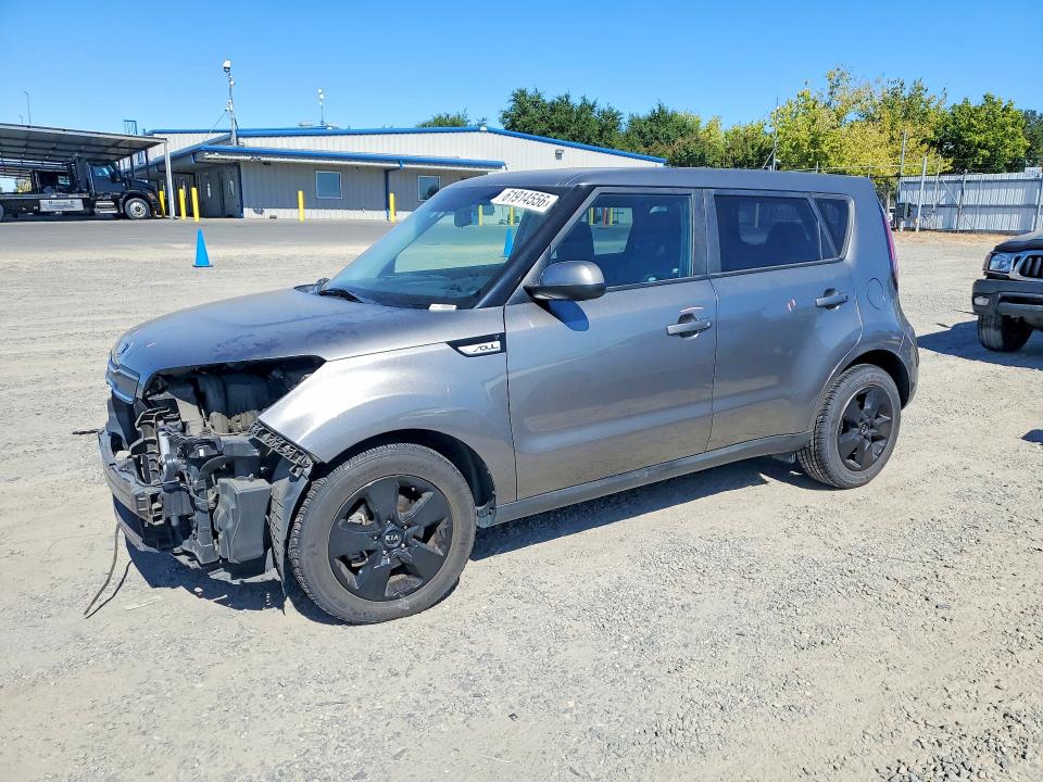 2018 Kia Soul VIN KNDJN2A25J7541877 COPART salvage auction — FRONT END, Ca - Salvage Certificate, sold $25 on 2026-07-28 (photo 1)