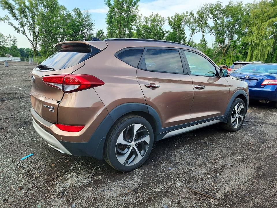 2017 Hyundai Tucson VIN KM8J3CA23HU297102 COPART salvage auction — MECHANICAL, Ct - Certificate Of Title, sold $1,350 on 2026-07-14 (photo 3)