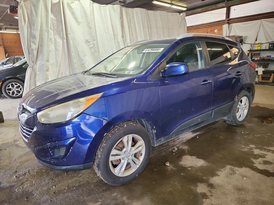 2011 Hyundai Tucson VIN KM8JUCAC8BU205401 COPART salvage auction — FRONT END, Pa - Cert Of Title, sold $950 on 2026-07-24 (photo 1)