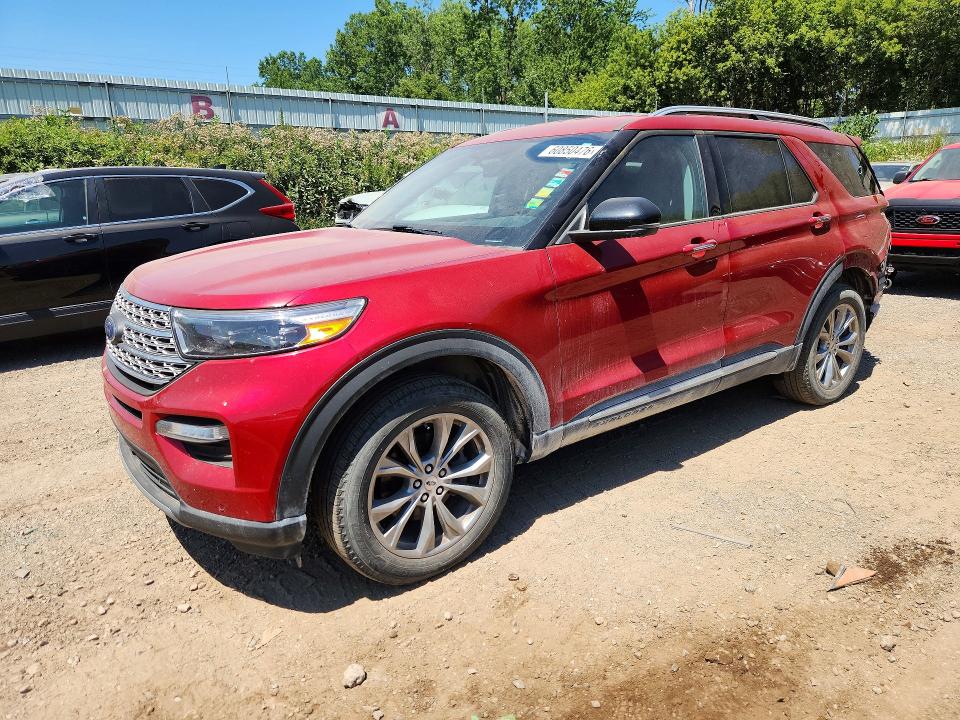 2022 Ford Explorer VIN 1FMSK8FH5NGB50761 — COPART salvage auction photo