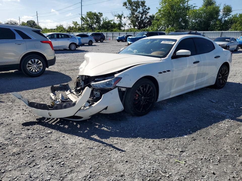 2022 Maserati Ghibli VIN ZAM57XSA4N1390713 COPART salvage auction — FRONT END, Fl - Certificate Of Destruction, sold $1,700 on 2026-07-21 (photo 1)
