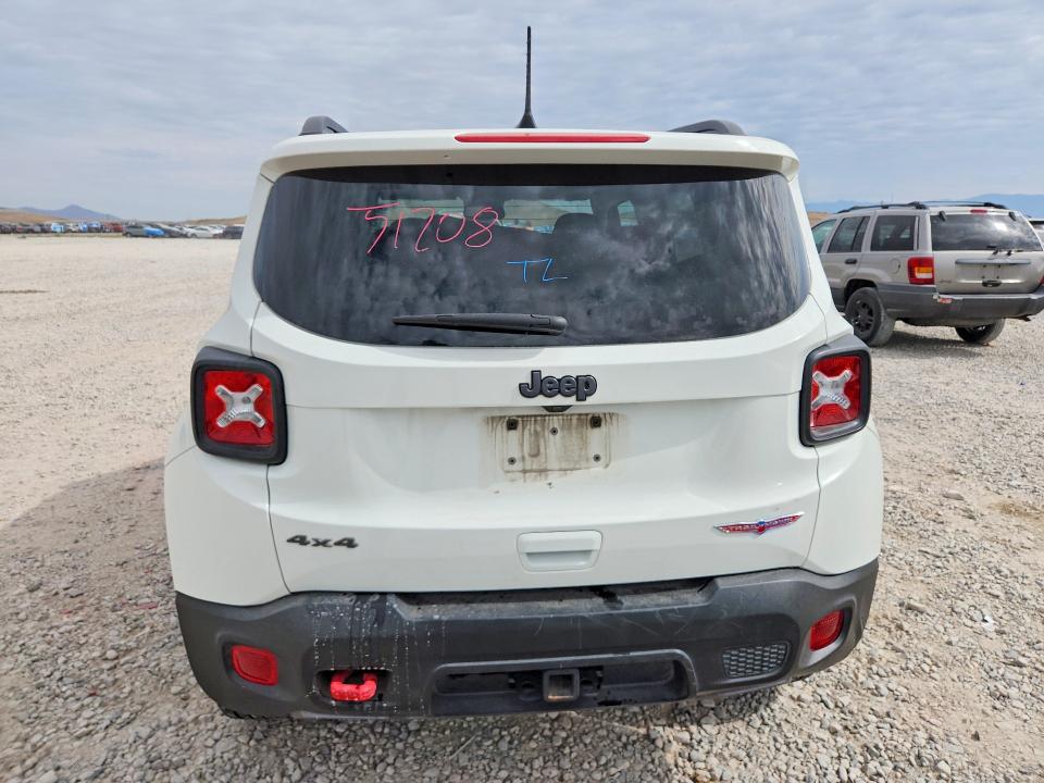 2022 Jeep Renegade VIN ZACNJDC1XNPN68026 COPART salvage auction — FRONT END, Ut - Salvage Certificate, sold $2,550 on 2026-08-11 (photo 6)