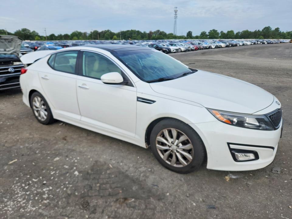 2015 Kia Optima VIN 5XXGN4A78FG448934 COPART salvage auction — REAR END, Va - Certificate Of Title, sold $1,602 on 2026-07-15 (photo 4)