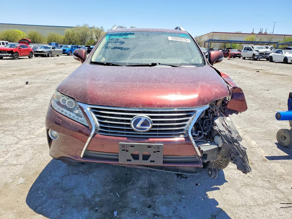 2013 Lexus Rx VIN JTJBC1BA5D2445739 COPART salvage auction — FRONT END, Nv - Salvage Title, sold $2,100 on 2026-07-28 (photo 5)