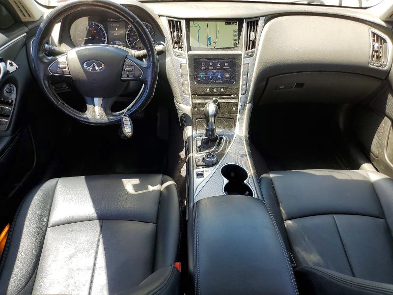 2014 Infiniti Q50 VIN JN1BV7AR4EM695179 COPART salvage auction — HAIL, Co - Certificate Of Title, sold $2,500 on 2026-07-26 (photo 8)