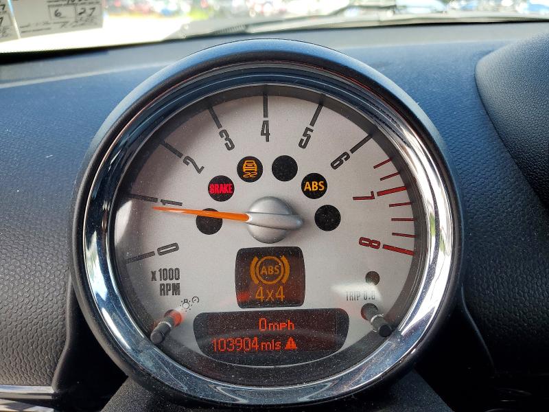 2013 Mini Cooper VIN WMWZC5C55DWM15916 COPART salvage auction — FRONT END, Pa - Certificate Of Salvage, sold $900 on 2026-08-13 (photo 9)