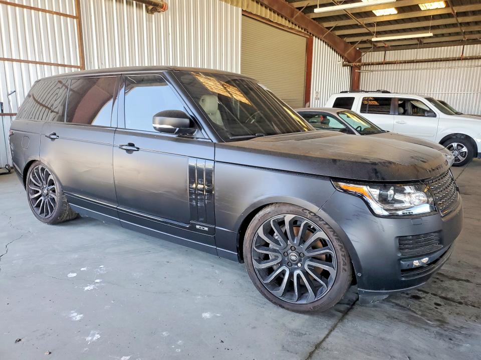 2017 Land rover RANGE ROVER VIN SALGS5FE1HA351149 COPART salvage auction — SIDE, Ca - Salvage Certificate, sold $5,600 on 2026-07-27 (photo 4)