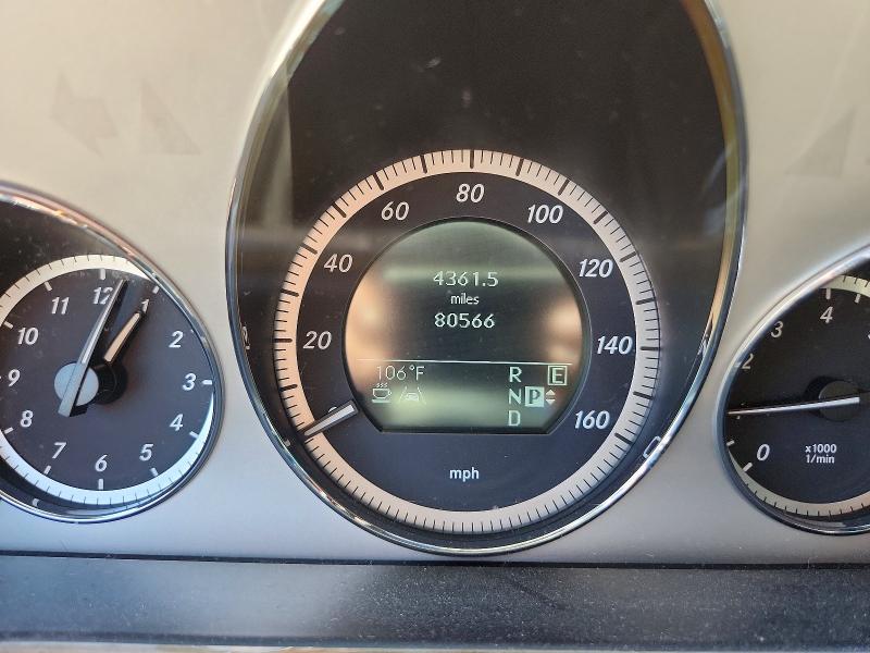 2011 Mercedes-benz E-class VIN WDDHF8HB6BA301851 COPART salvage auction — HAIL, Co - Cert Of Title-Rebuilt Salvage, sold $1,750 on 2026-07-27 (photo 9)