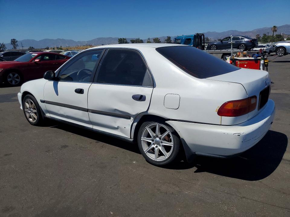 1992 Honda Civic VIN JHMEG8552NS032687 COPART salvage auction — SIDE, CA - SALVAGE CERTIFICATE, sold $250 on 2026-07-29 (photo 2)