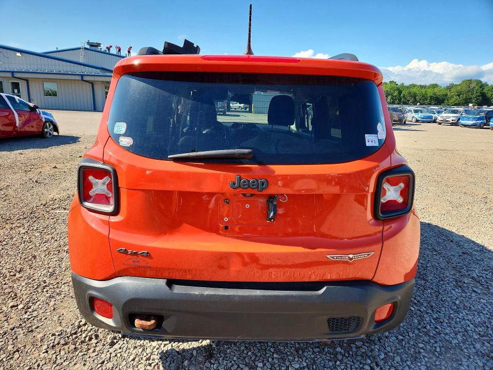 2016 Jeep Renegade VIN ZACCJBCT3GPD55311 COPART salvage auction — SIDE, Ny - Mv-907A Salvage Certificate, sold $750 on 2026-08-05 (photo 6)