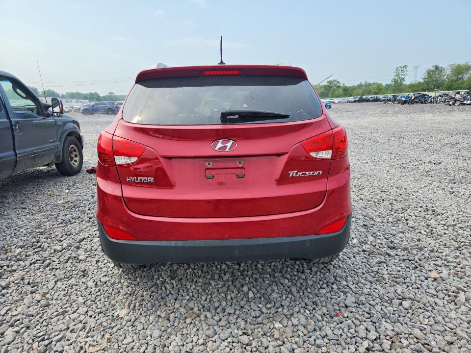 2012 Hyundai Tucson VIN KM8JU3AC8CU524928 COPART salvage auction — REAR END, IL - CERTIFICATE OF TITLE, sold $175 on 2026-07-27 (photo 6)