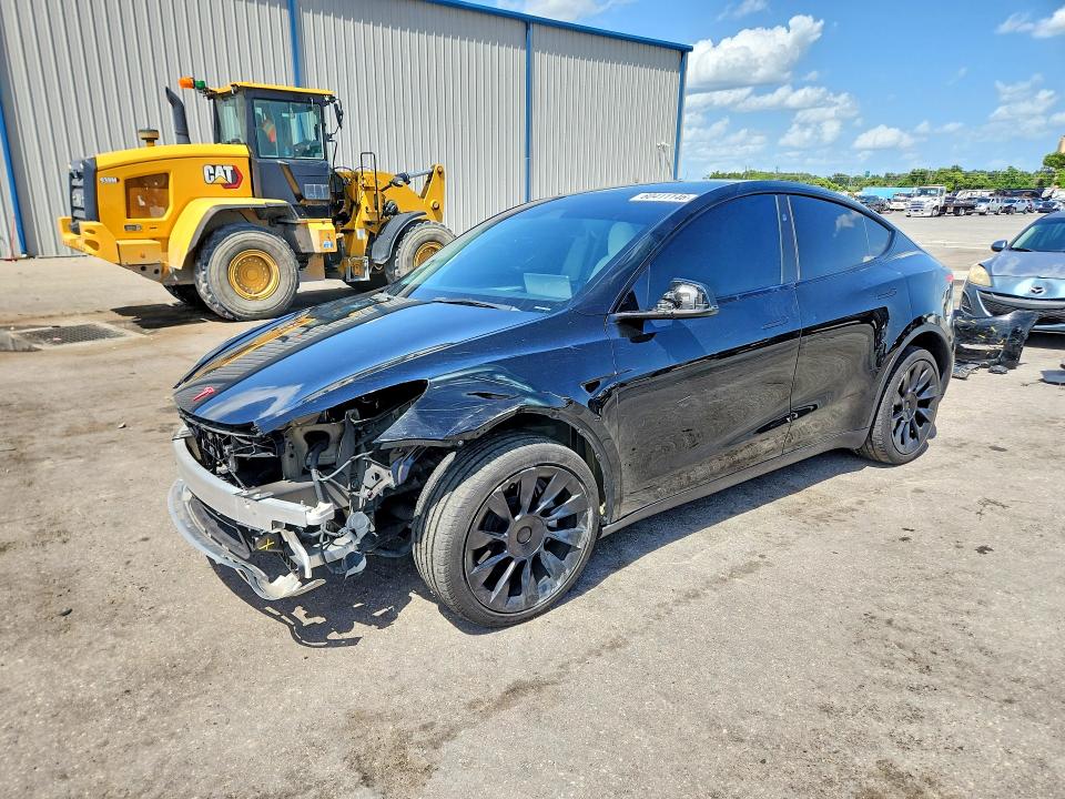 2023 Tesla Model y VIN 7SAYGDEE7PA141797 COPART salvage auction — FRONT END, Fl - Cert Of Title Slvg Rebuildable, sold $15,500 on 2026-08-03 (photo 1)