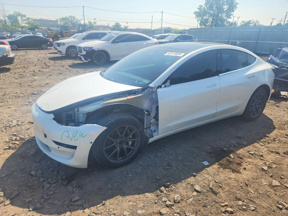 2019 Tesla Model 3 VIN 5YJ3E1EB3KF493515 COPART salvage auction — FRONT END, Ny - Mv-907A Salvage Certificate, sold $3,800 on 2026-07-30 (photo 1)