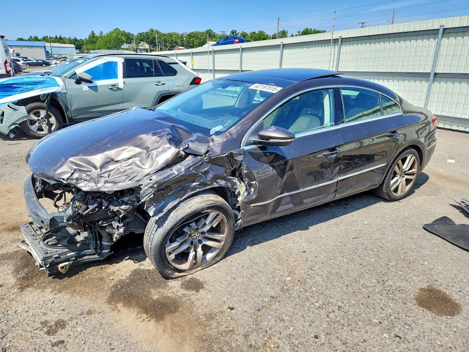 2013 Volkswagen Passat cc VIN WVWRP7AN5DE554388 COPART salvage auction — FRONT END, Pa - Certificate Of Salvage, sold $375 on 2026-08-11 (photo 1)