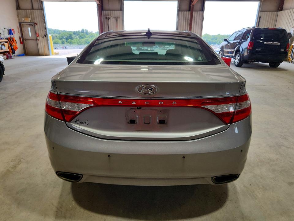 2013 Hyundai Azera VIN KMHFH4JG6DA327651 COPART salvage auction — FRONT END, PA - CERT OF TITLE, sold $375 on 2026-07-31 (photo 6)