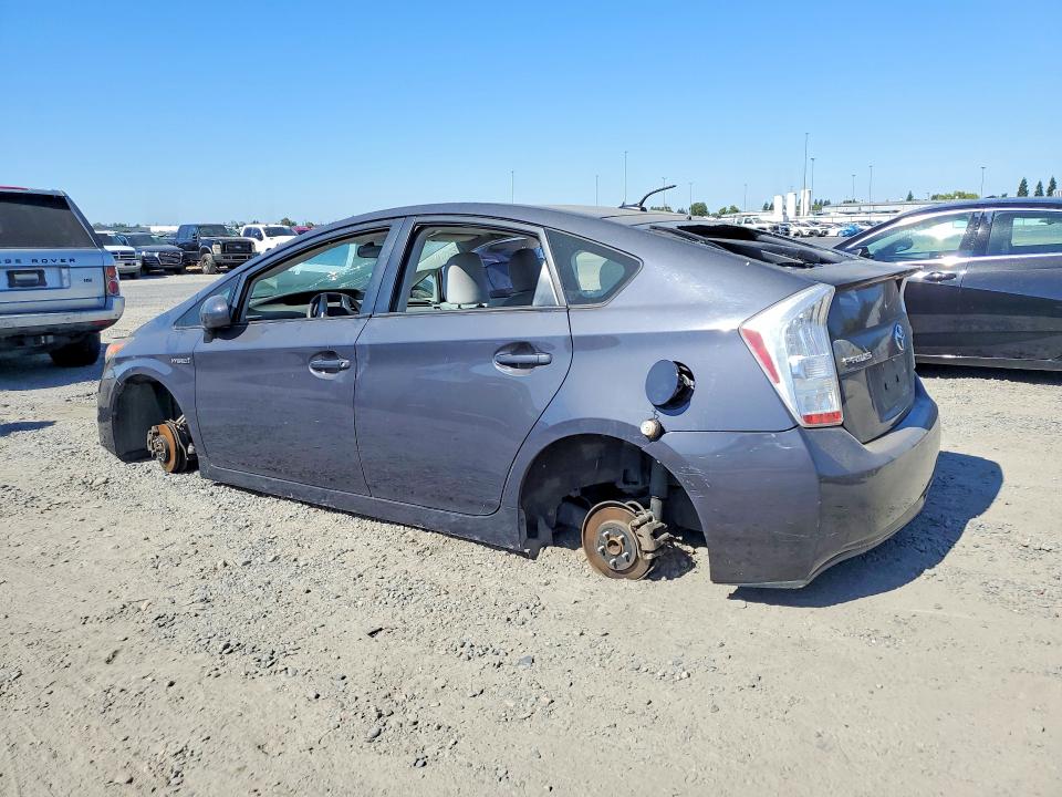 2011 Toyota Prius VIN JTDKN3DU9B0278472 COPART salvage auction — VANDALISM, Ca - Salvage Certificate, sold $575 on 2026-07-16 (photo 2)