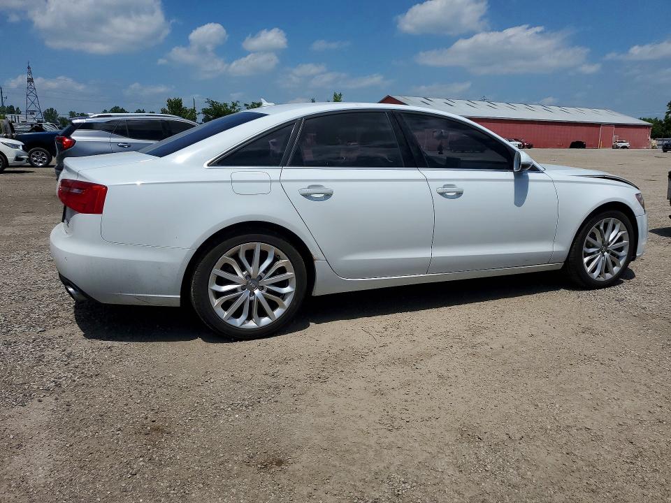 2012 Audi A6 VIN WAUHGCFC1CN121593 COPART salvage auction — FRONT END, On - Permit No Brand - Unfit, sold $1,100 on 2026-07-28 (photo 3)